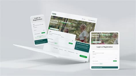 lenzing e-branding service homepage